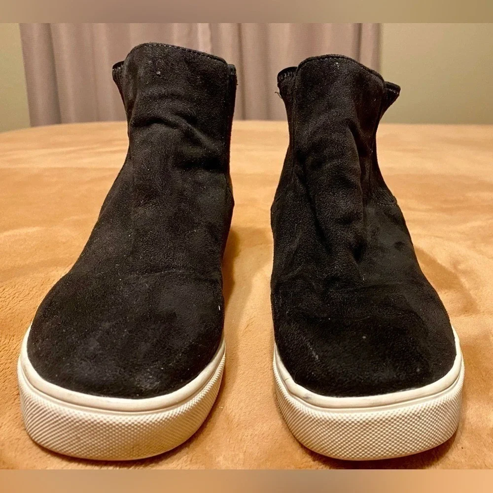 Soda Black Slip on Sneaker Shoe